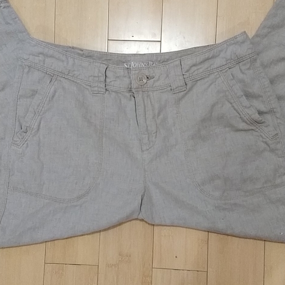 💥5 for $20💥 Linen capri pants by St. Johns Bay - Picture 1 of 6